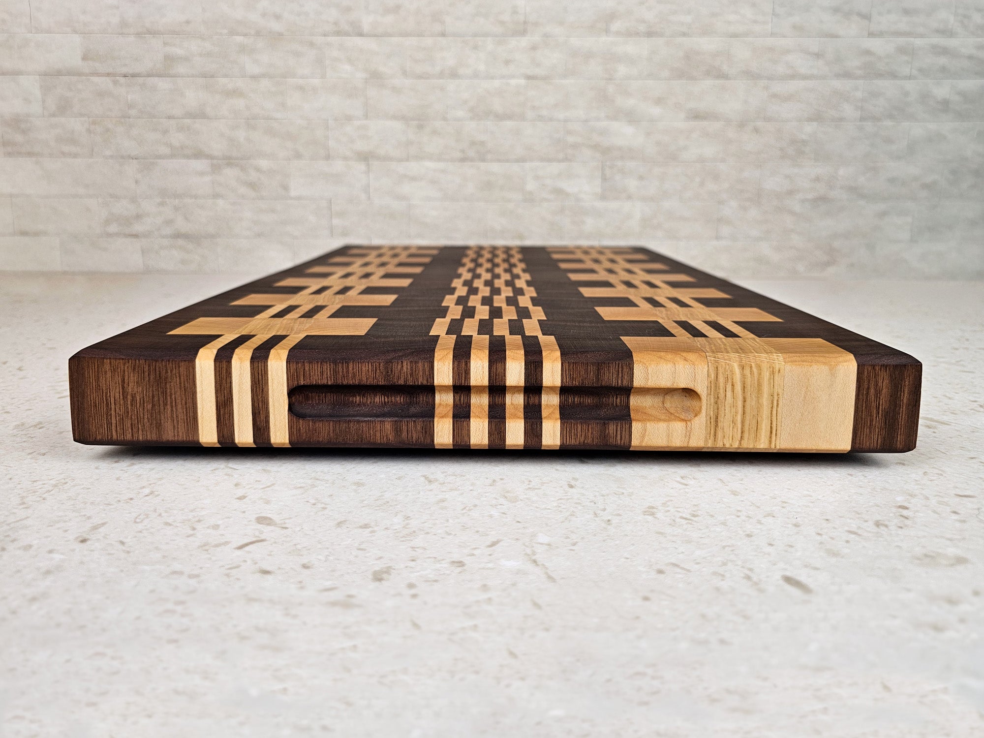 Signature Pattern Board | Walnut, Maple & Oak | Medium
