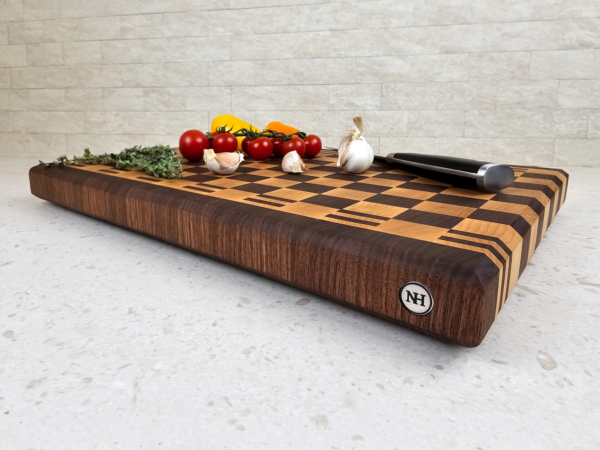 Signature Checkerboard | Walnut & Maple | Medium