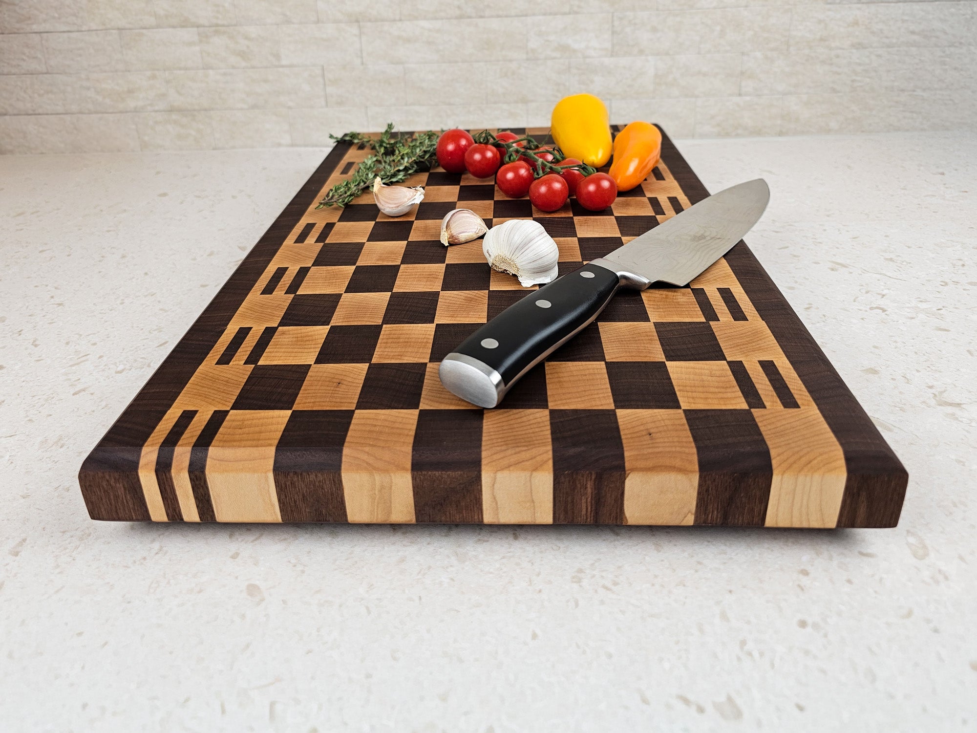 Signature Checkerboard | Walnut & Maple | Medium