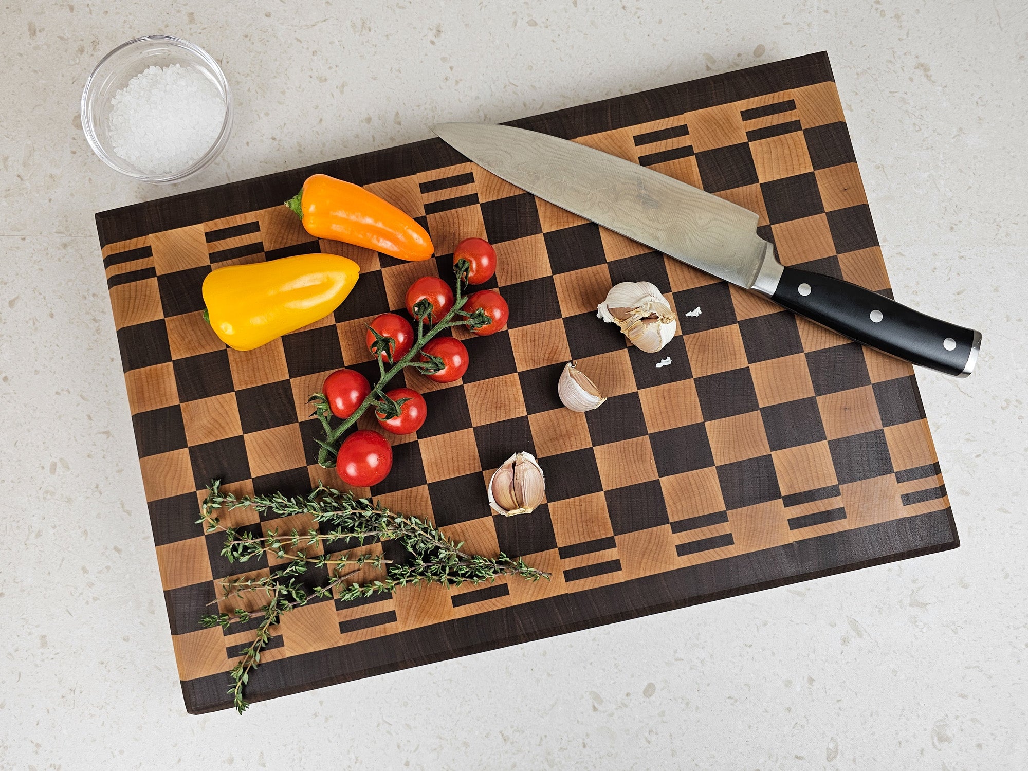 Signature Checkerboard | Walnut & Maple | Medium