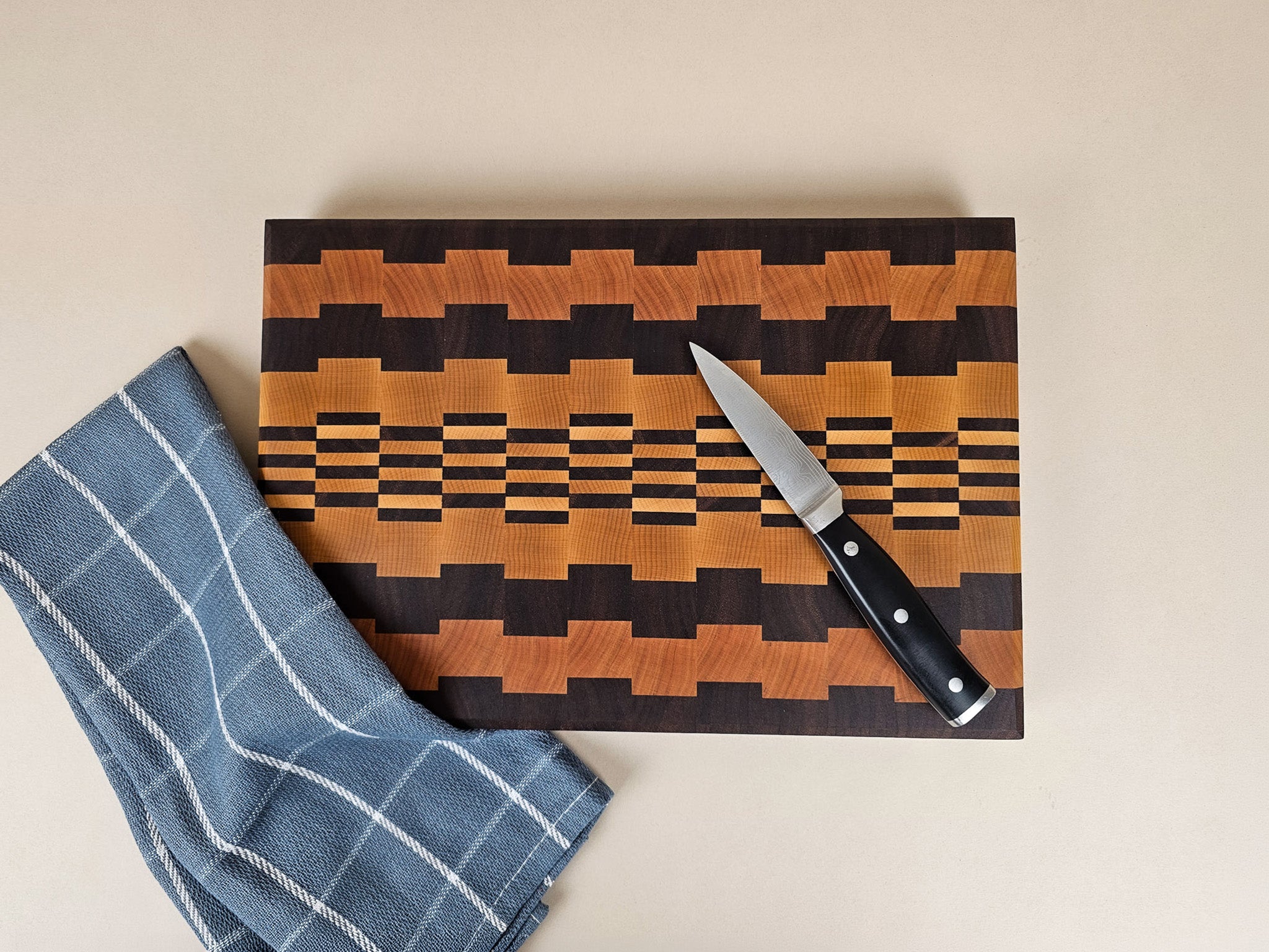 Signature Mosaic Board | Walnut, Maple & Cherry | Small