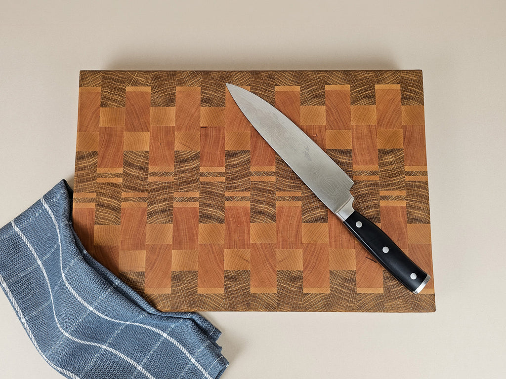 Heritage Woven Board | Oak, Cherry & Maple | Medium