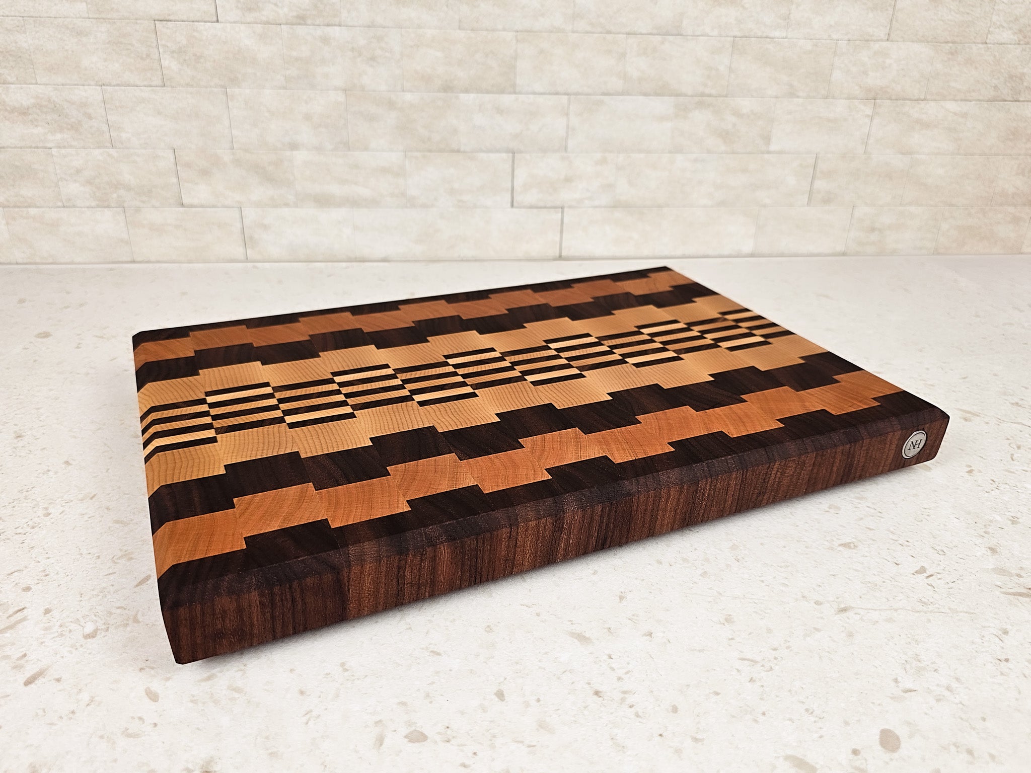 Signature Mosaic Board | Walnut, Maple & Cherry | Small