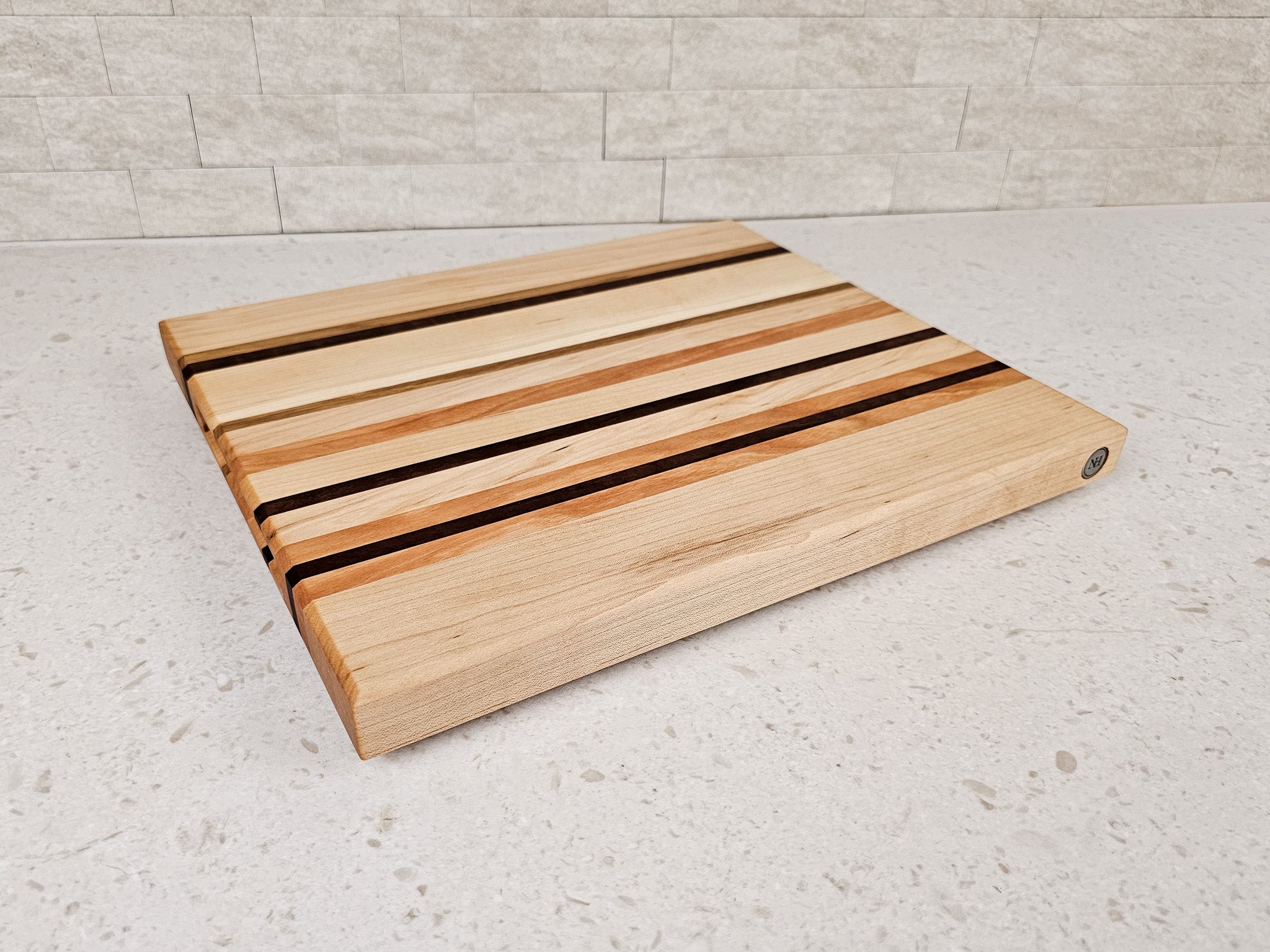 Artisan Stripe Cutting Board | Maple, Cherry, Oak & Walnut