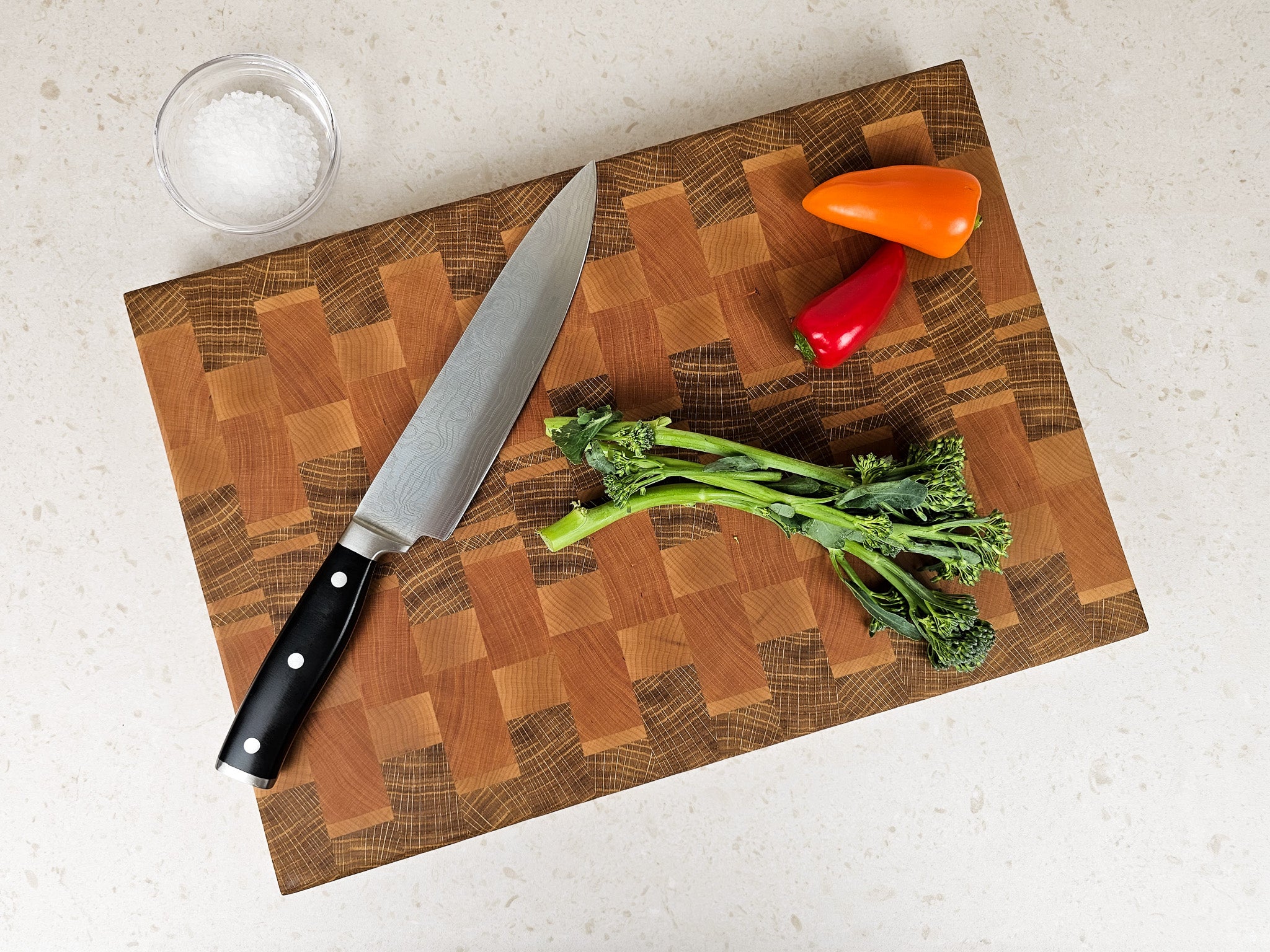 Heritage Woven Board | Oak, Cherry & Maple | Medium