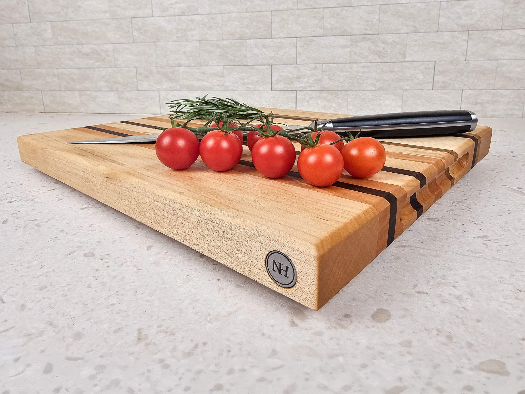 Artisan Stripe Cutting Board | Maple, Cherry, Oak & Walnut