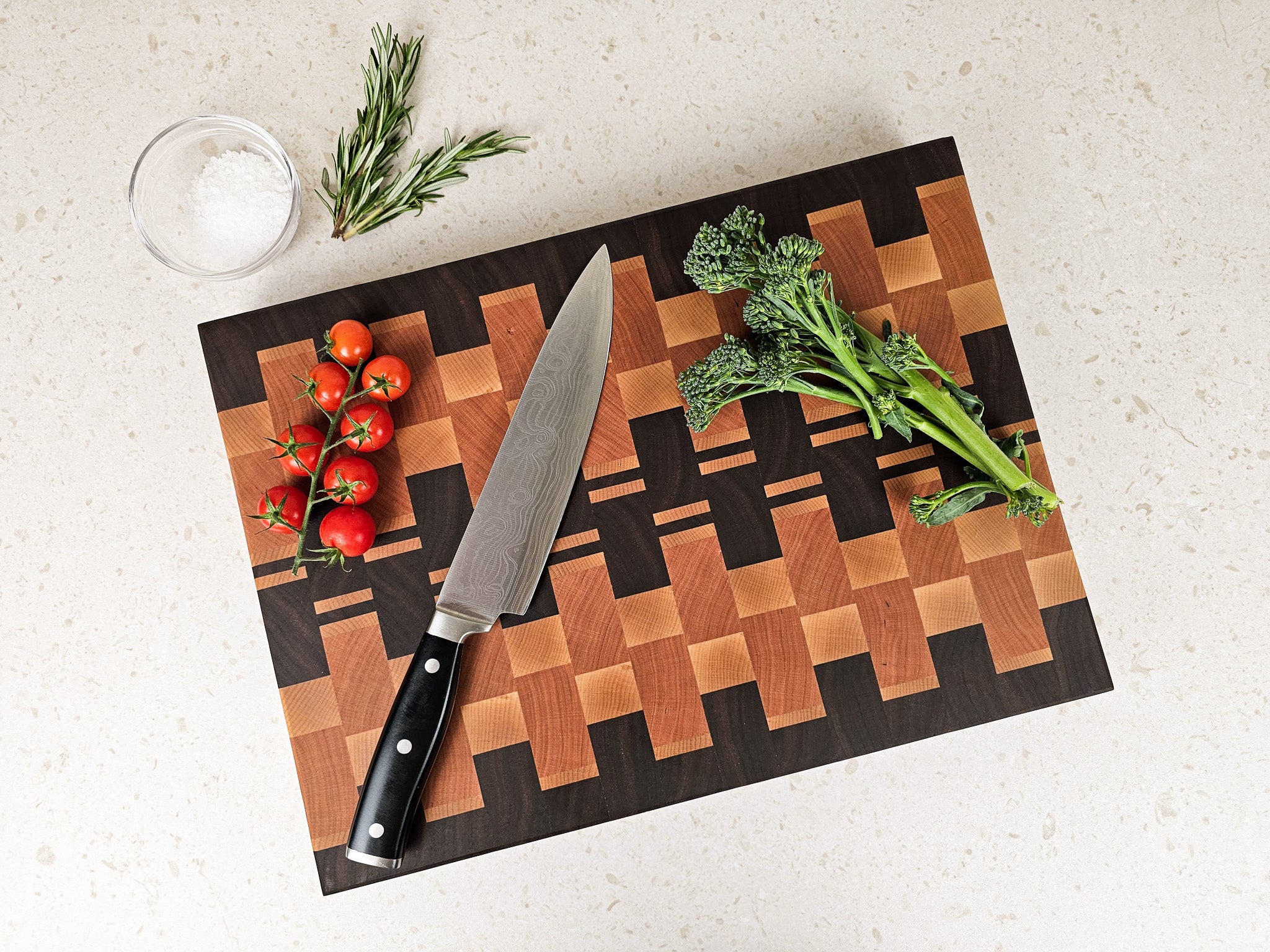 Signature Woven Board | Walnut, Cherry & Maple | Medium