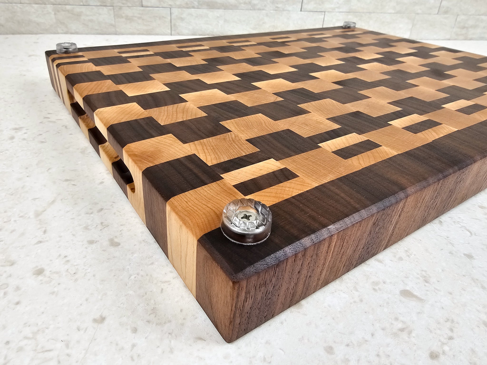 Signature Offset Checkerboard | Walnut & Maple | Medium