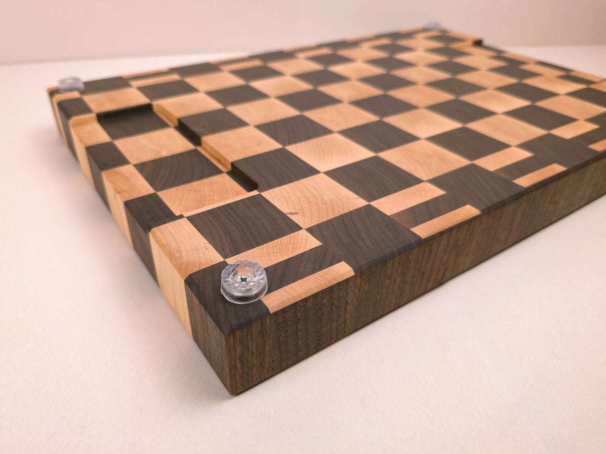 Almost Perfect | Walnut & Maple Checkerboard | Large