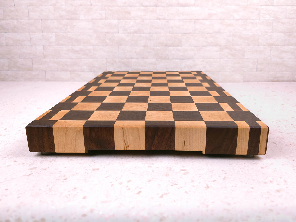Almost Perfect | Walnut & Maple Checkerboard | Large