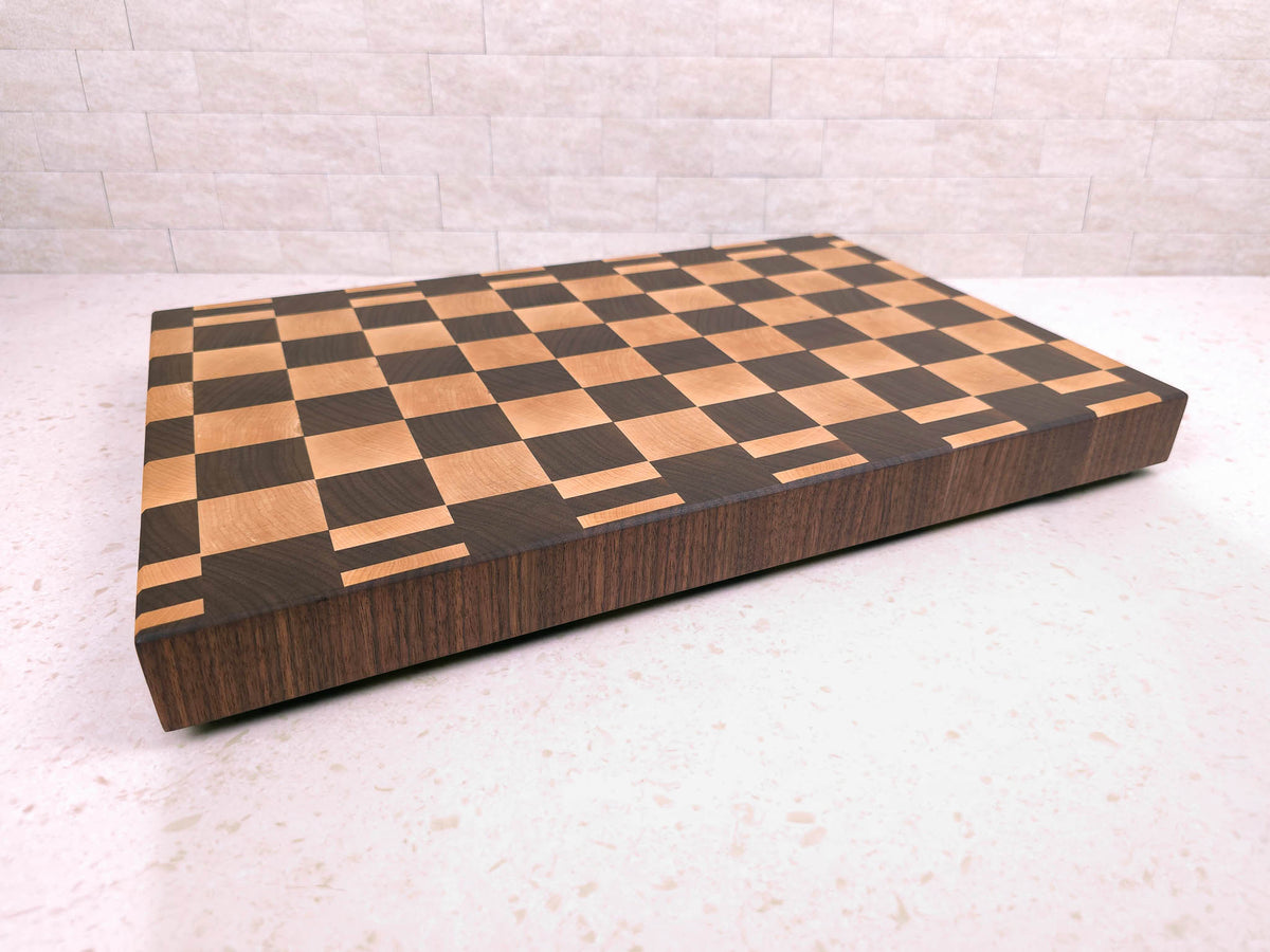 Almost Perfect | Walnut & Maple Checkerboard | Large