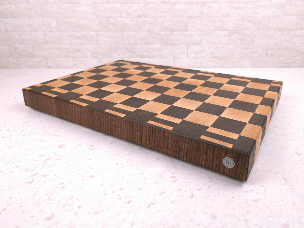 Almost Perfect | Walnut & Maple Checkerboard | Large