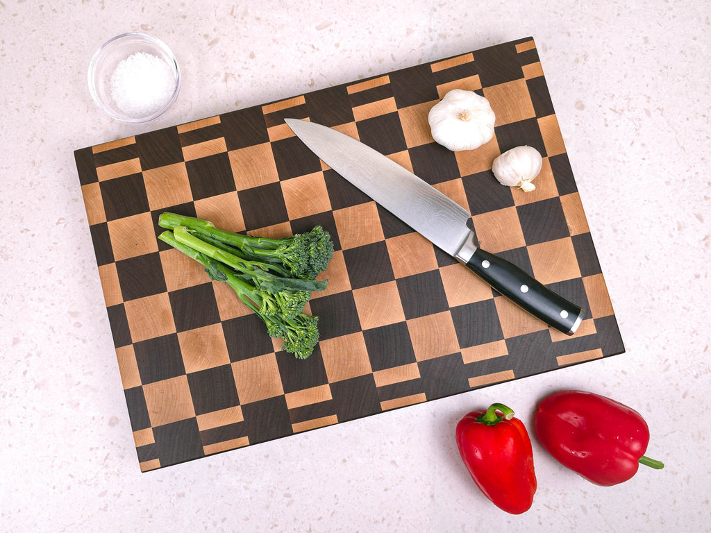 Almost Perfect | Walnut & Maple Checkerboard | Large