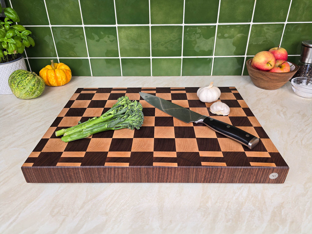 Almost Perfect | Walnut & Maple Checkerboard | Large