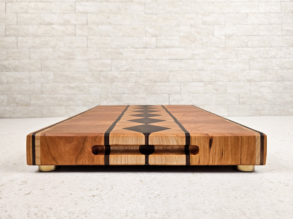 Makers Edition Diamond Board | Cherry, Maple & Walnut | Medium