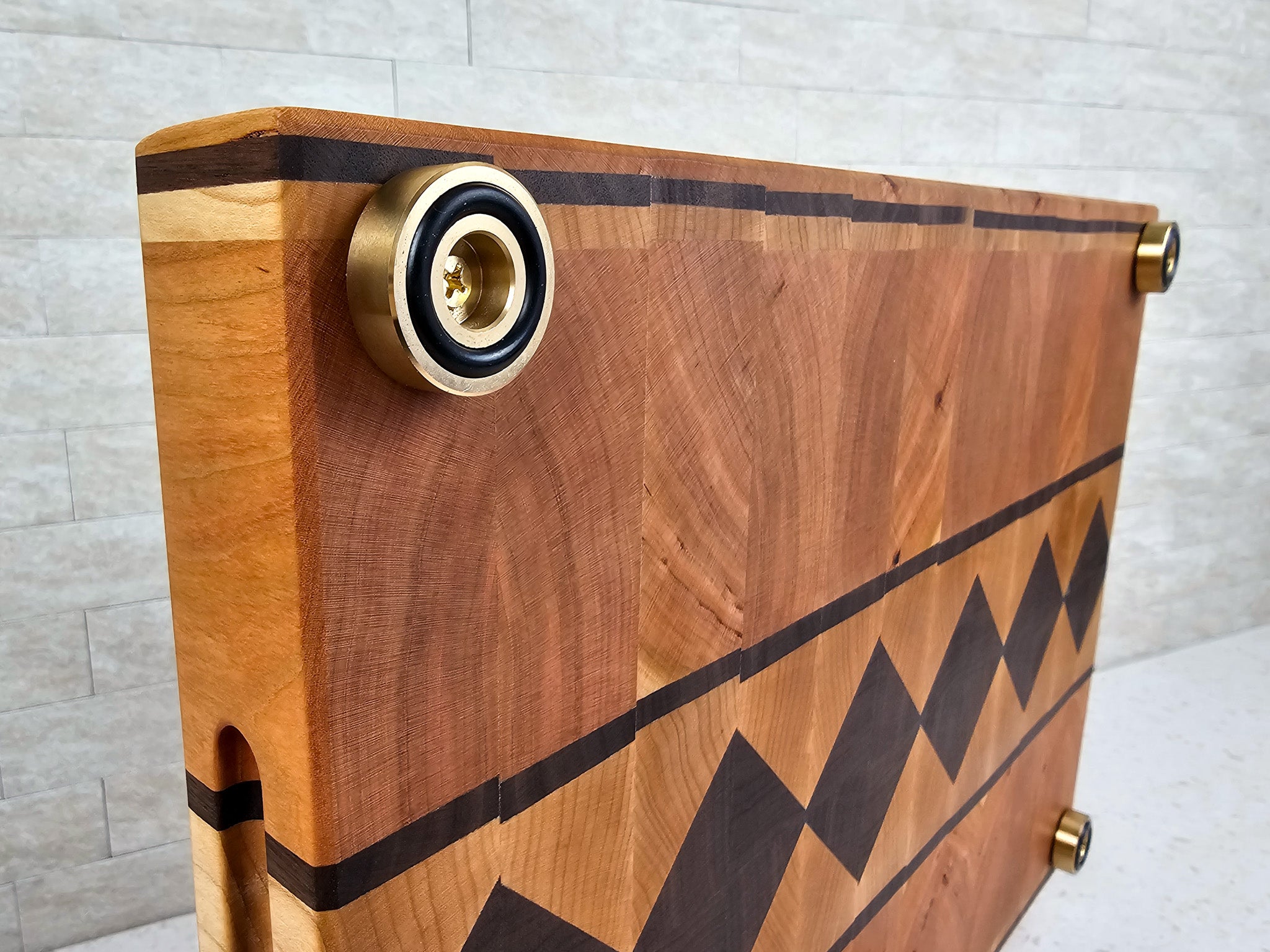 Makers Edition Diamond Board | Cherry, Maple & Walnut | Medium