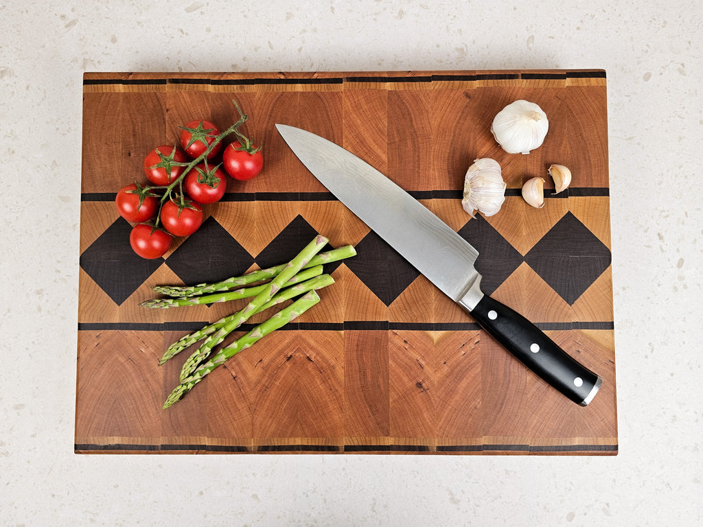 Makers Edition Diamond Board | Cherry, Maple & Walnut | Medium