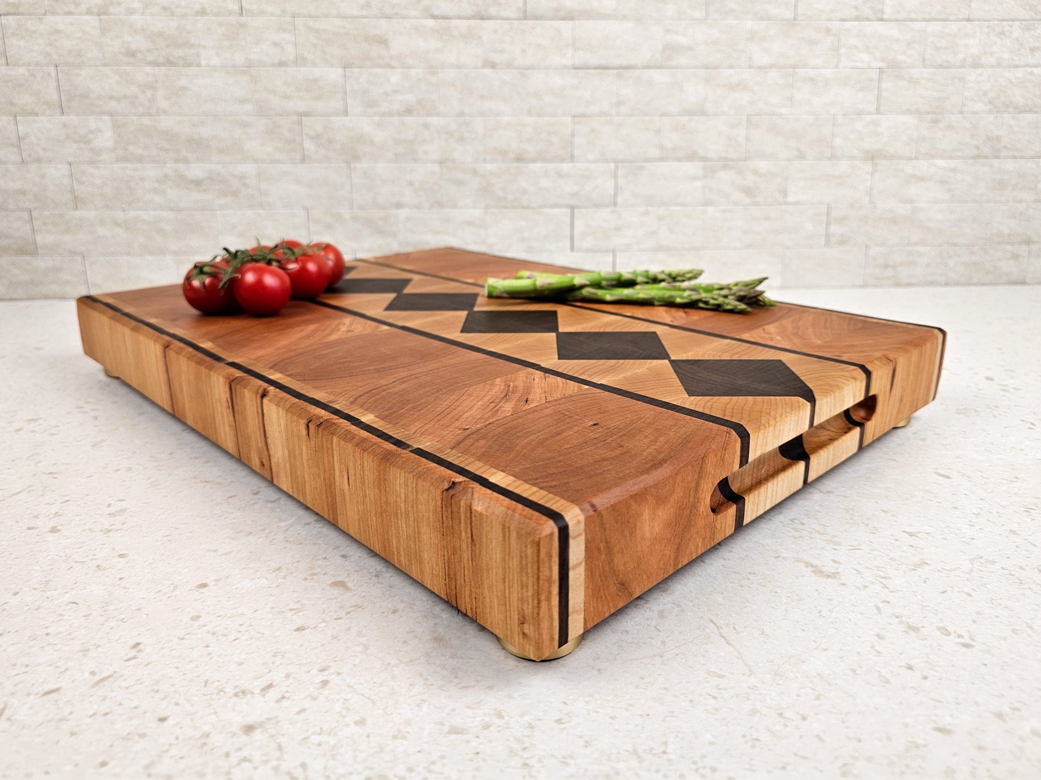 Makers Edition Diamond Board | Cherry, Maple & Walnut | Medium