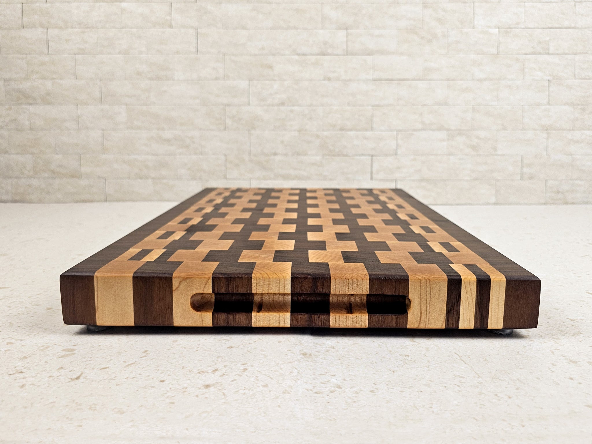 Signature Offset Checkerboard | Walnut & Maple | Medium