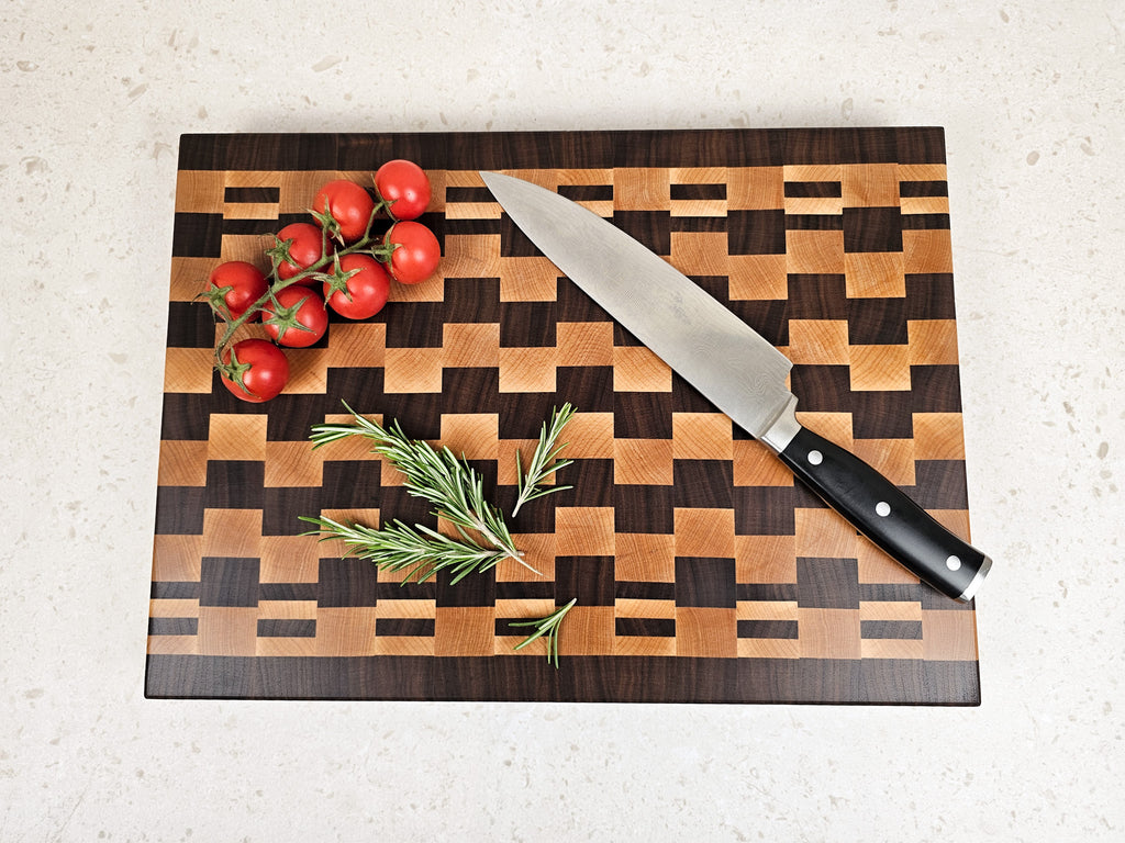 Signature Offset Checkerboard | Walnut & Maple | Medium