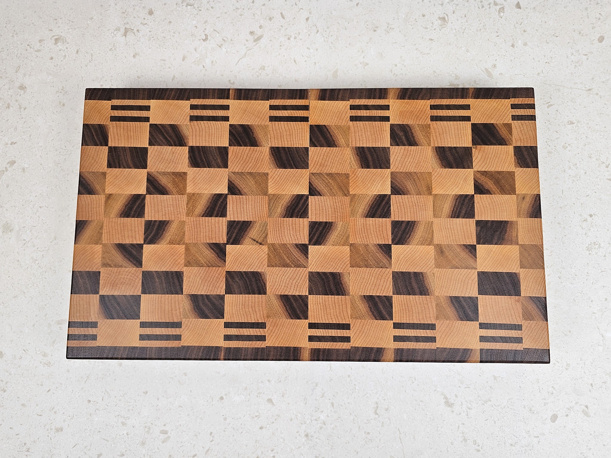 Perfectly Imperfect | Walnut & Maple Checkerboard | Medium