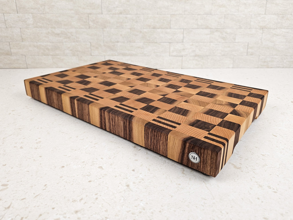 Perfectly Imperfect | Walnut & Maple Checkerboard | Medium