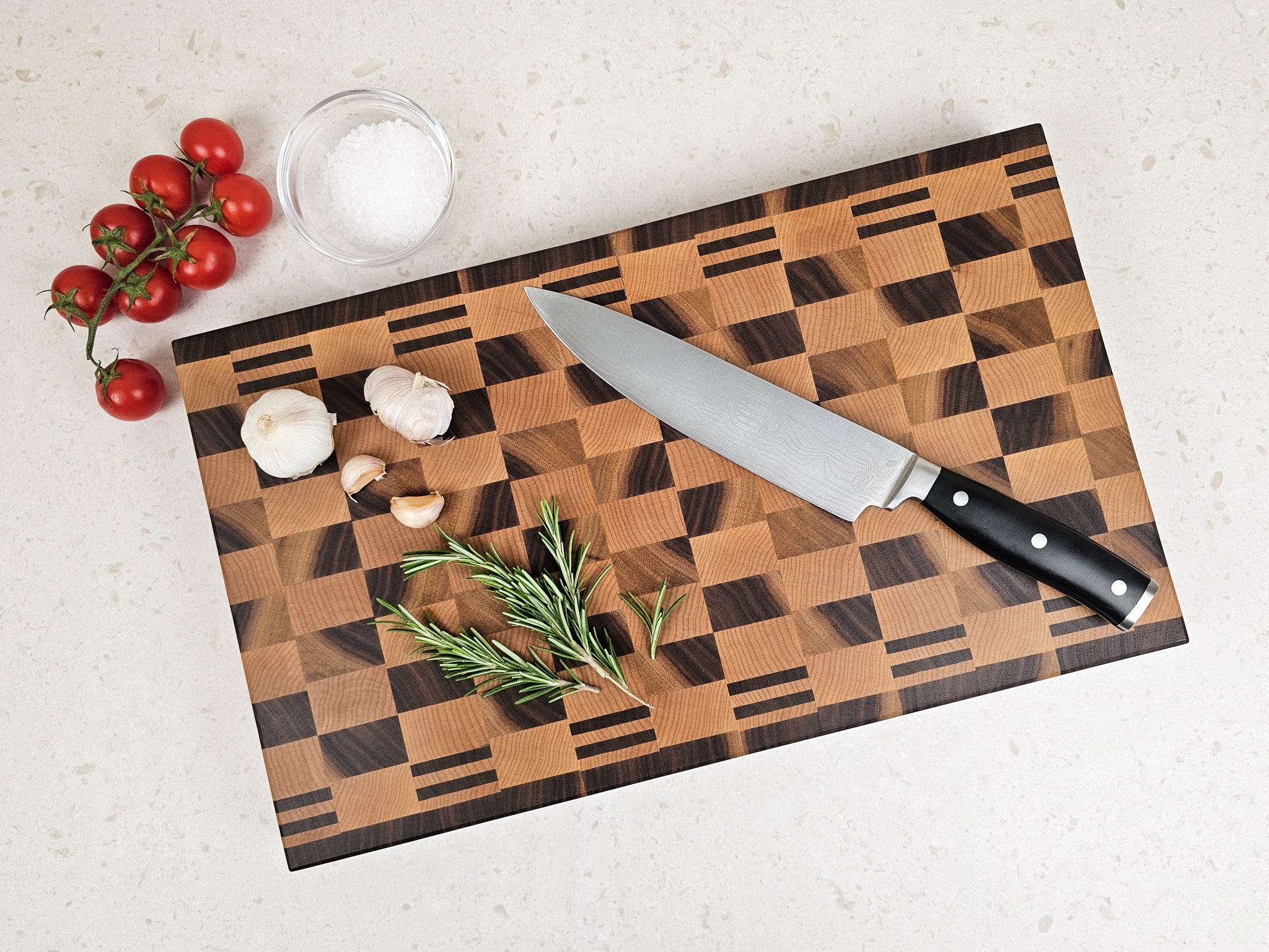 Perfectly Imperfect | Walnut & Maple Checkerboard | Medium