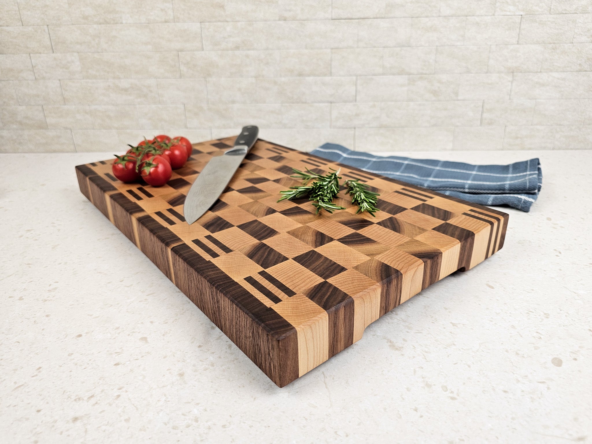 Perfectly Imperfect | Walnut & Maple Checkerboard | Medium