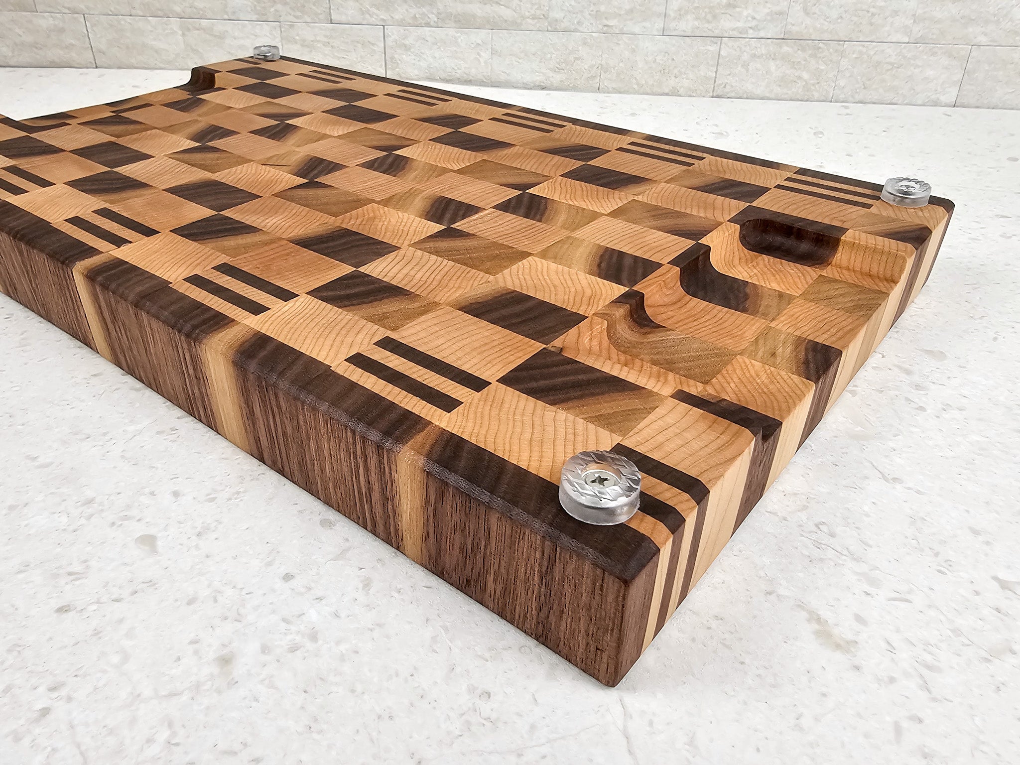 Perfectly Imperfect | Walnut & Maple Checkerboard | Medium