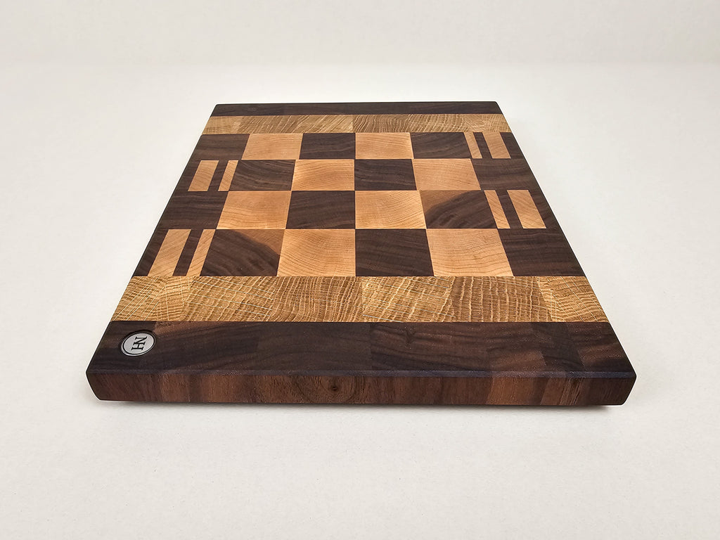 Signature Patchwork Board | Walnut, Maple & Oak | Compact