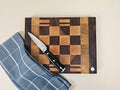 Signature Patchwork Board | Walnut, Maple & Oak | Compact