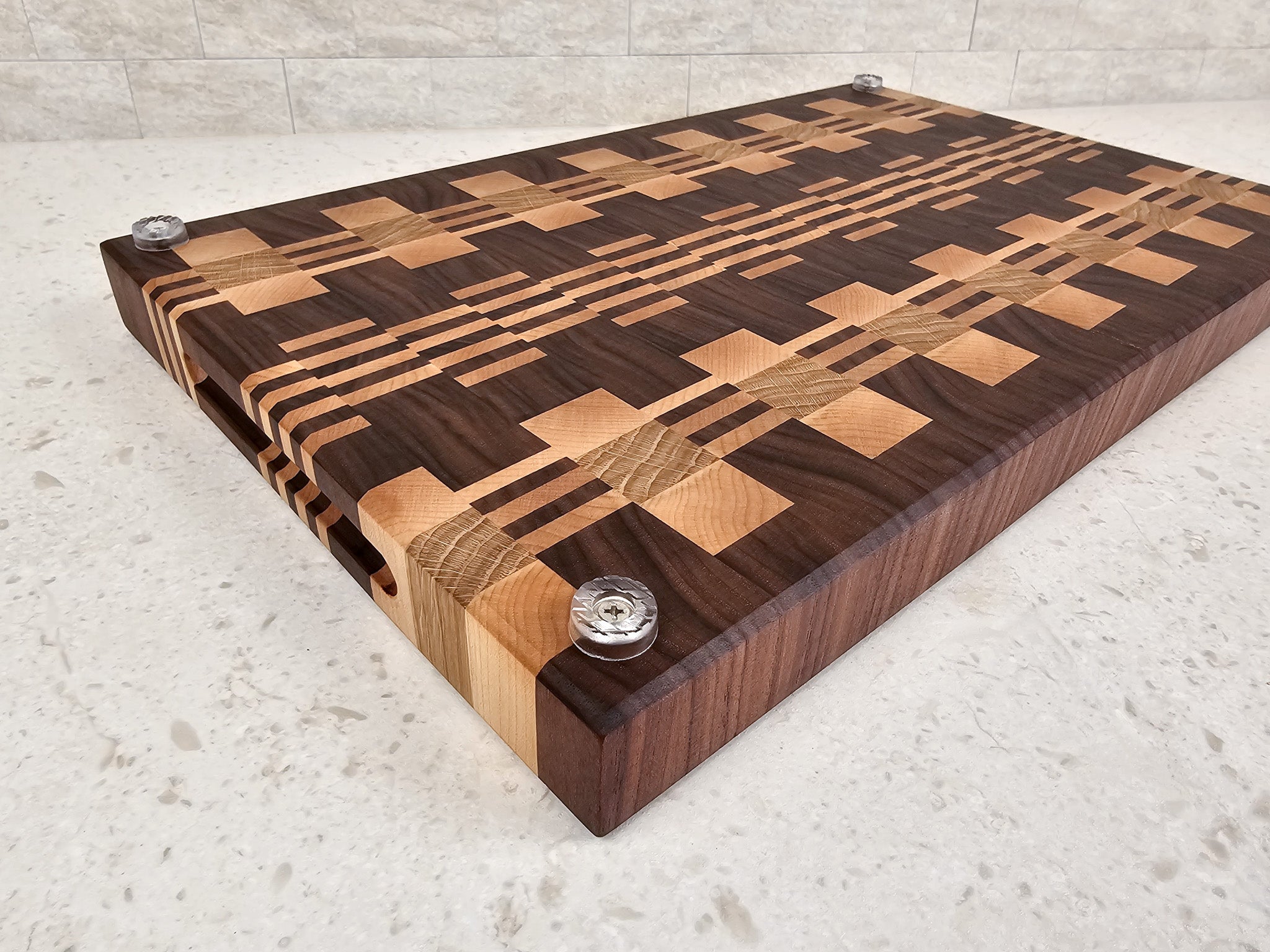 Perfectly Imperfect | Walnut, Maple & Oak Pattern Board | Medium