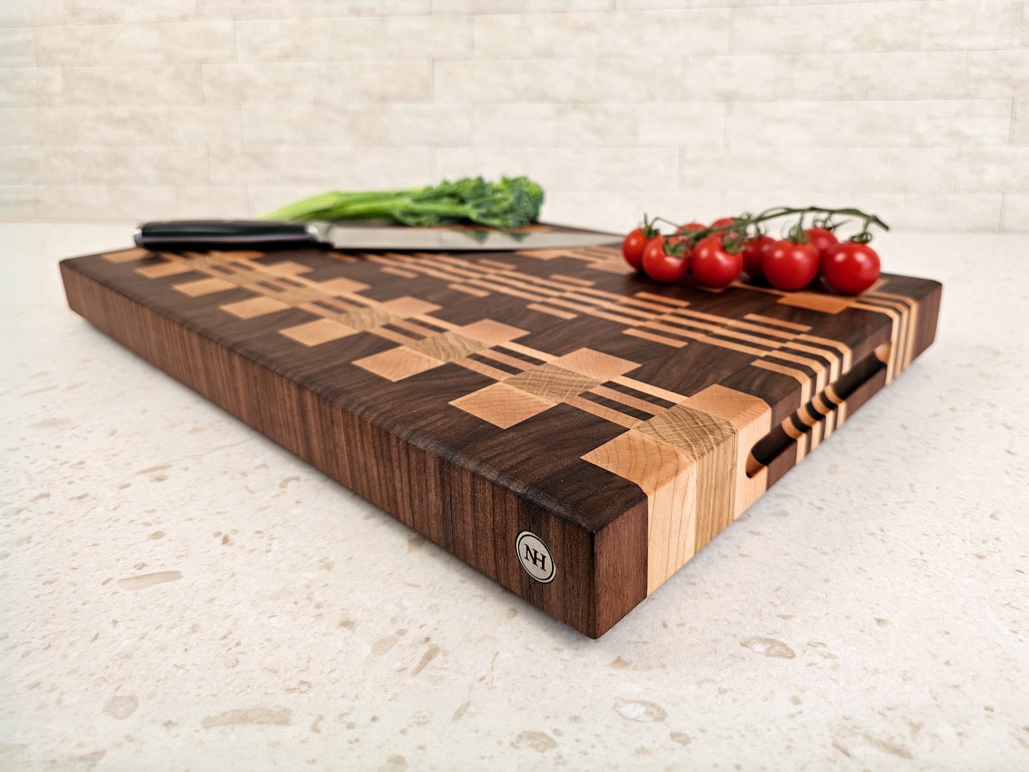 Perfectly Imperfect | Walnut, Maple & Oak Pattern Board | Medium