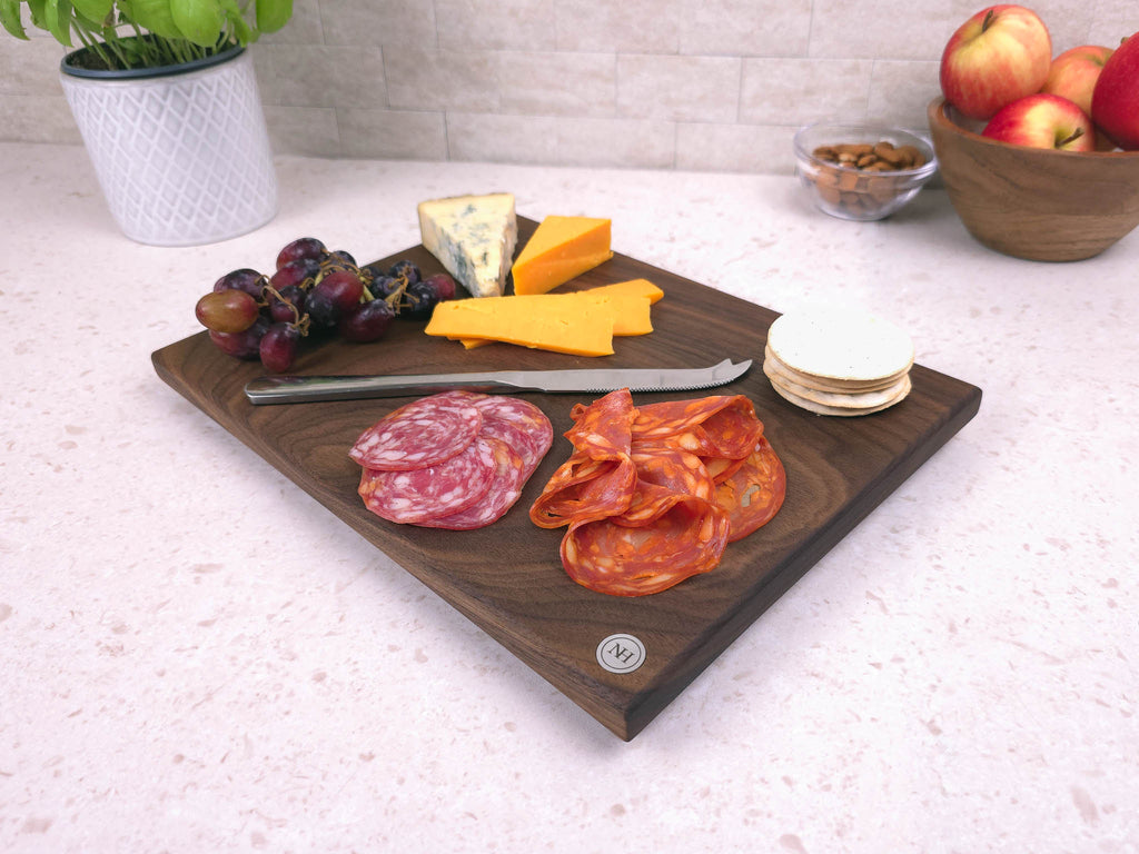 Cheese Serving Board | Walnut | Compact