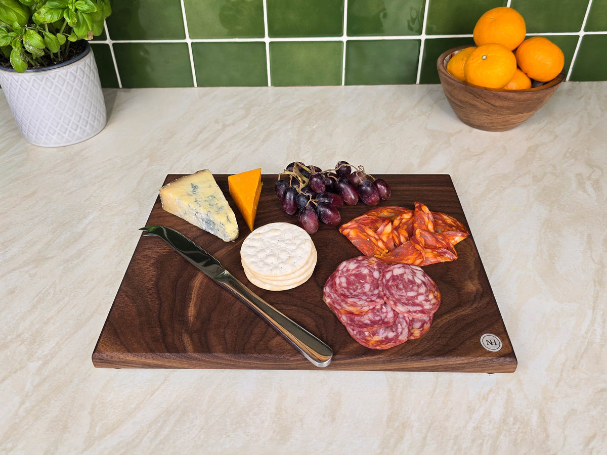 Cheese Serving Board | Walnut | Compact