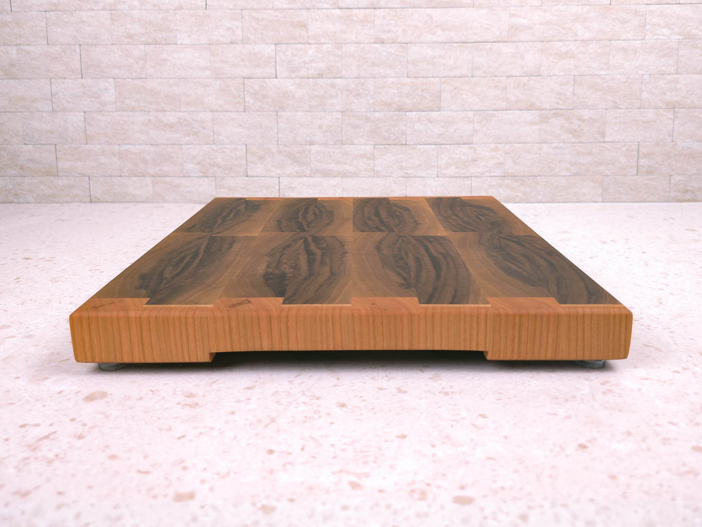 Square End-Grain | Walnut, Cherry & Maple | Everyday Board