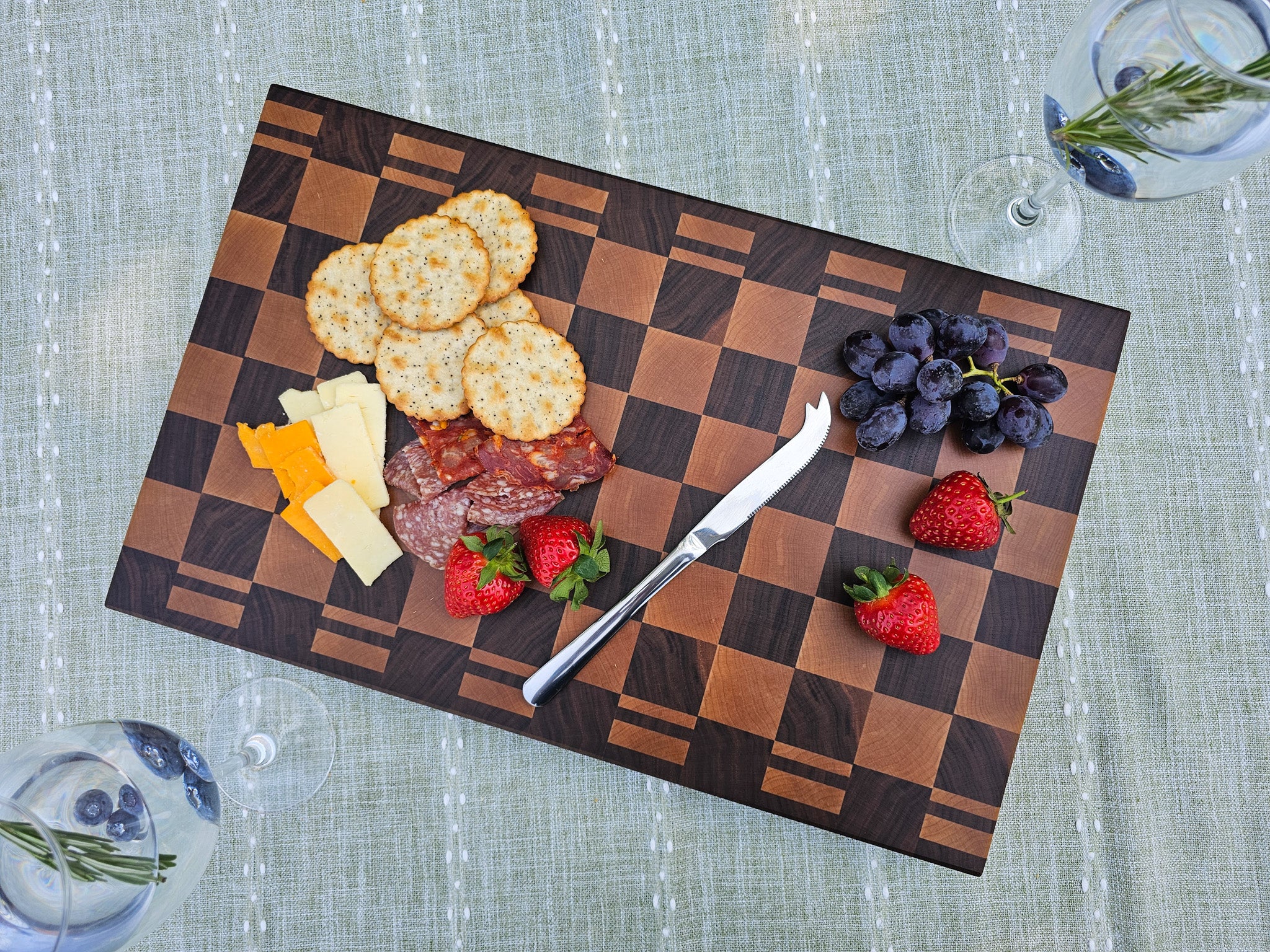 Signature Checkerboard | Walnut & Maple | Medium
