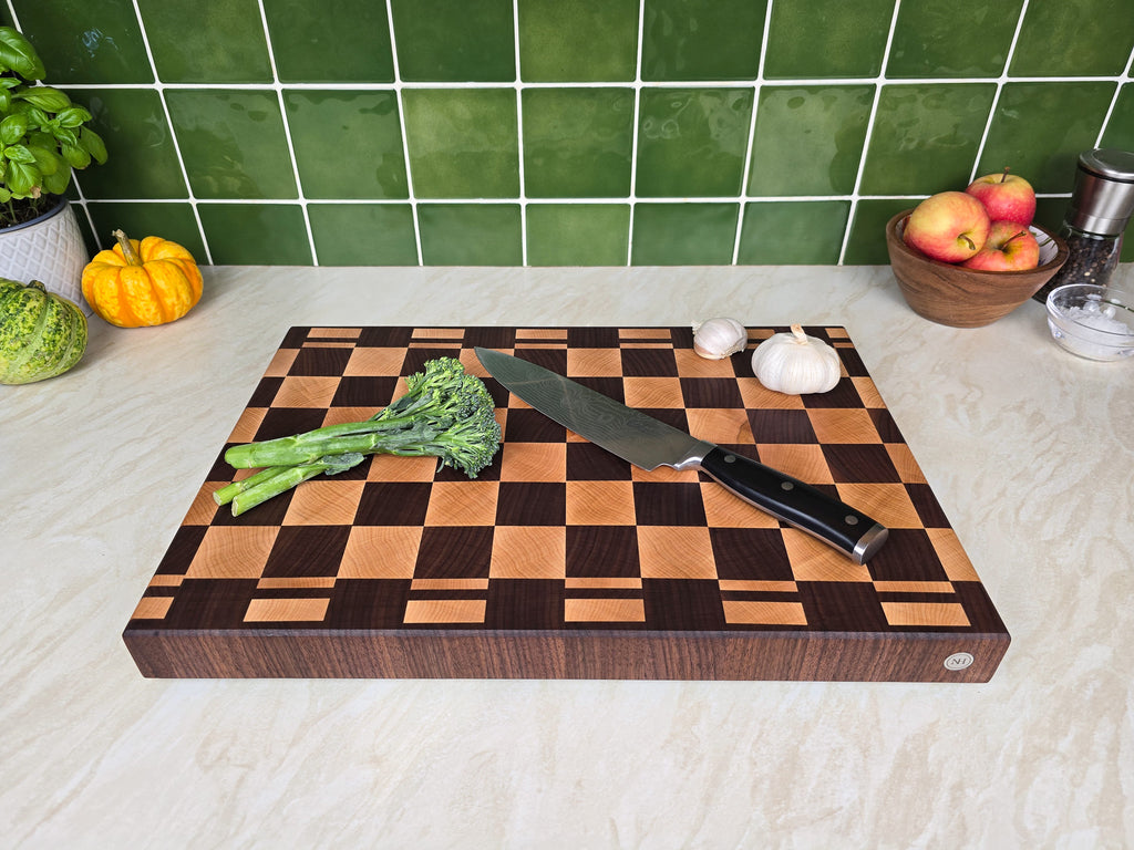 Signature Checkerboard | Walnut & Maple | Large