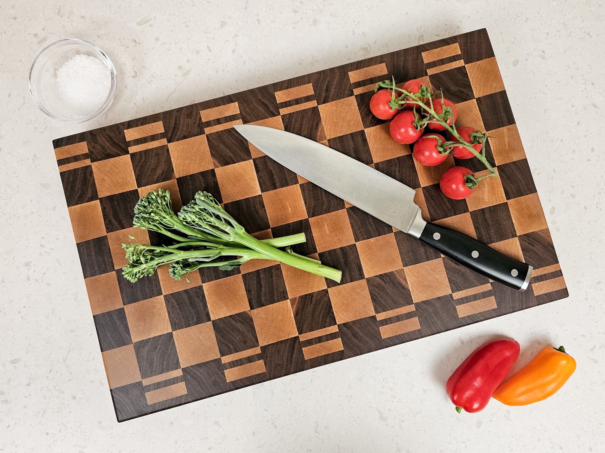 Signature Checkerboard | Walnut & Maple | Medium
