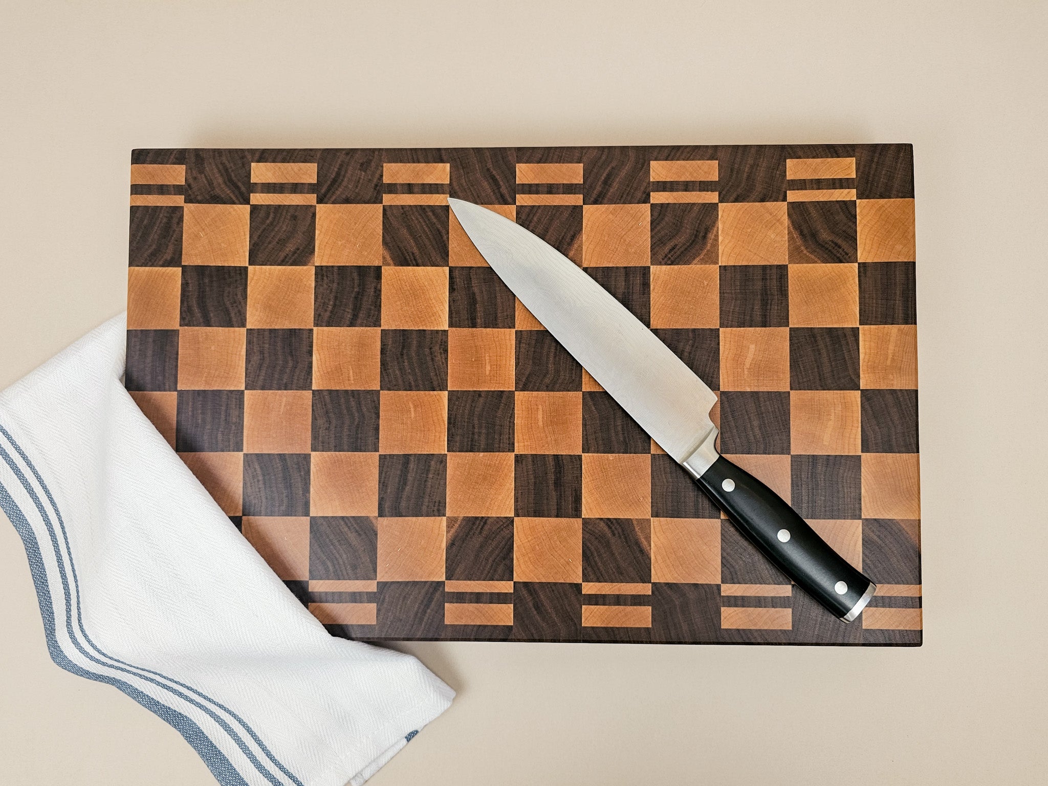 Signature Checkerboard | Walnut & Maple | Medium