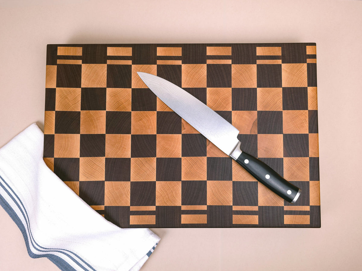 Signature Checkerboard | Walnut & Maple | Large