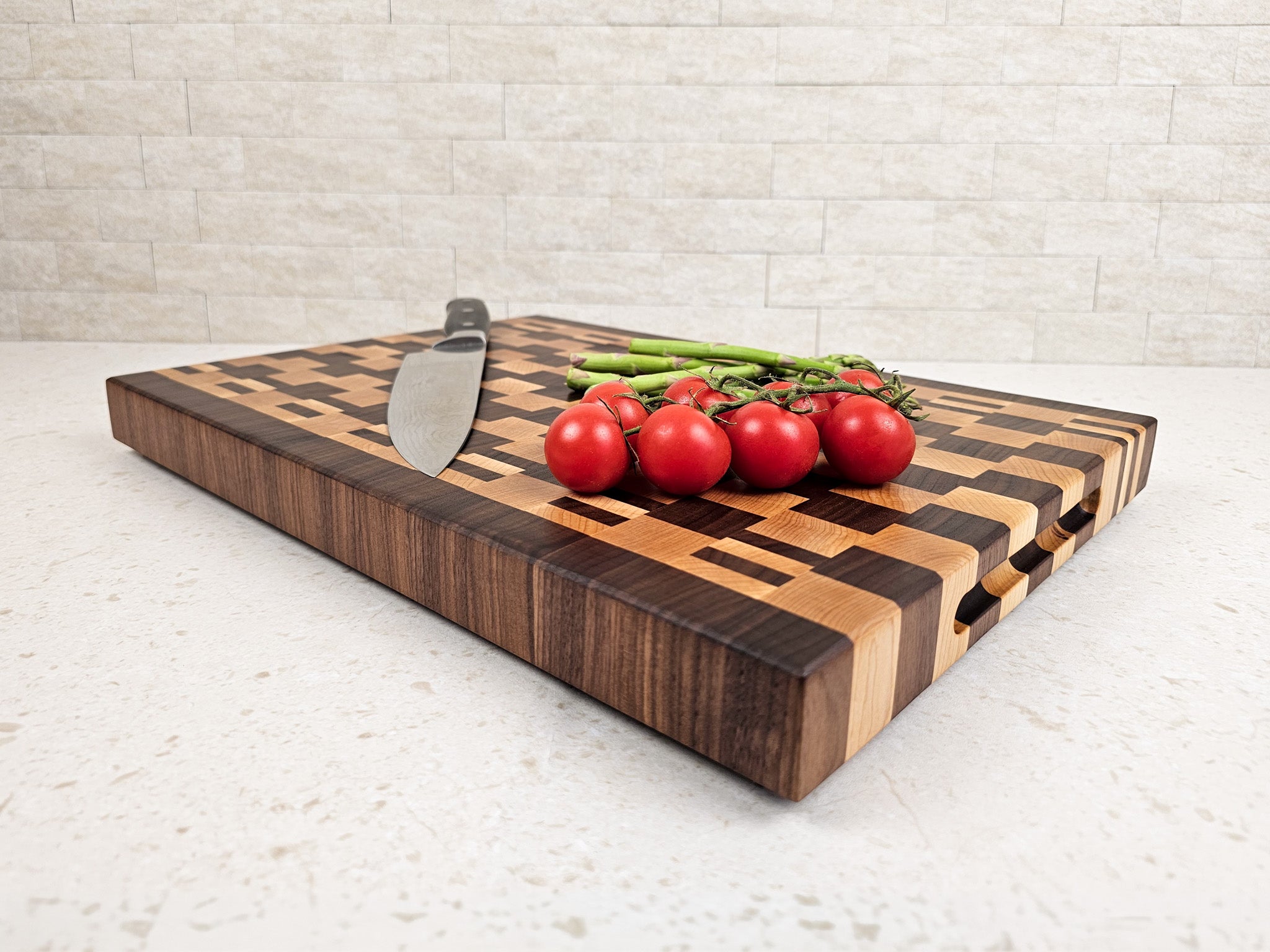 Signature Offset Checkerboard | Walnut & Maple | Medium