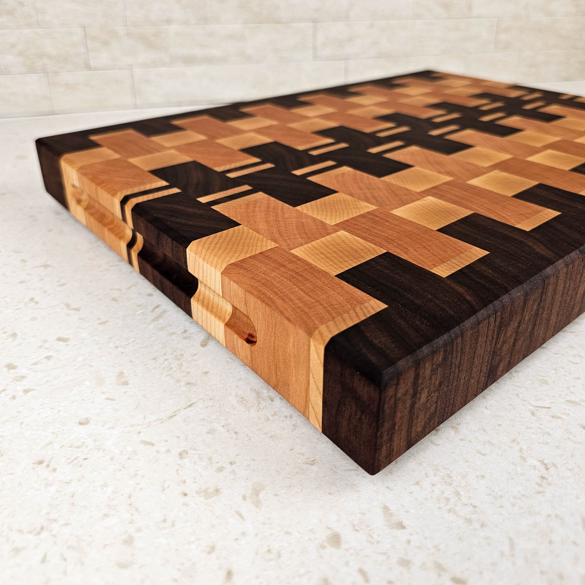 Signature Woven | Walnut, Cherry & Maple | Large Board
